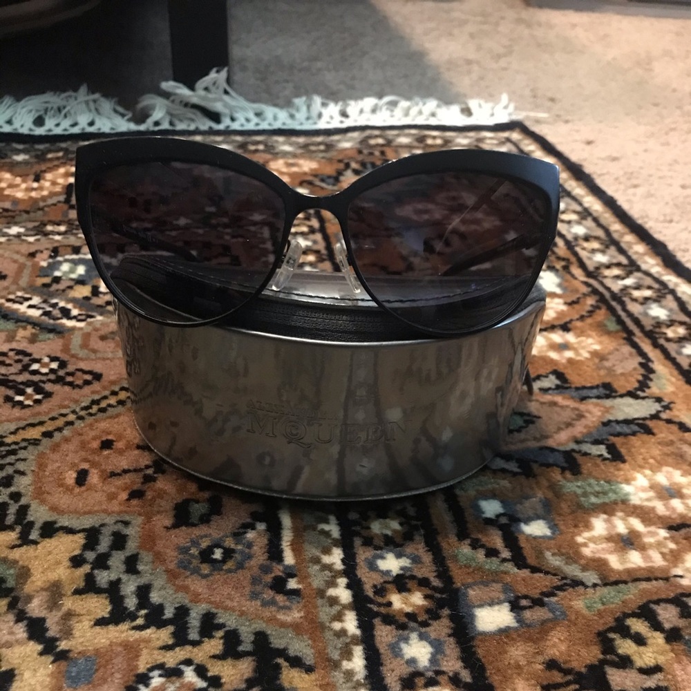 Alexander McQueen cat eye sunglasses